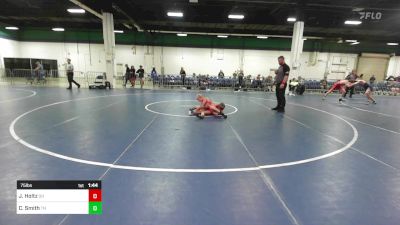 75 lbs Semifinal - Jaxon Holtz, OH vs Chase Smith, TN