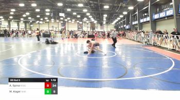 127 lbs Rr Rnd 3 - Antonio Spina, Roughnecks vs Mason Kager, Ohio Titan Scarlet