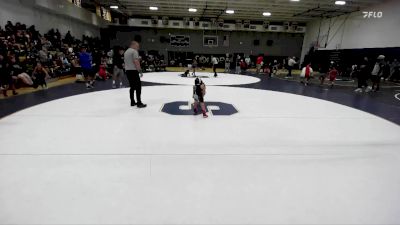 40-43 lbs Semifinal - Eliana Meza, Pounders Wrestling Club vs Waylon Guizar, Powerline Wrestling