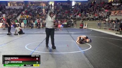 55 lbs Cons. Round 2 - Kane Griekspoor, Maize vs Colin Nutsch, Con-Kids