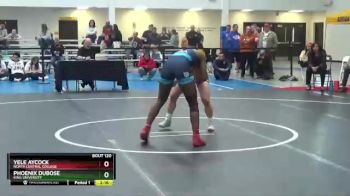 130 lbs Cons. Round 2 - Yele Aycock, North Central College vs Phoenix Dubose, King University