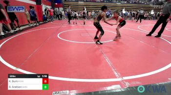 80 lbs Round Of 16 - Kamden Burk, Morrison Takedown Club vs Brantley Snelson, Barnsdall Youth Wrestling