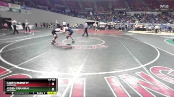 6A-106 lbs Cons. Round 3 - Caden Burnett, Sherwood vs Ayden Khanjan, Westview