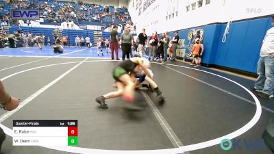 70-73 lbs Quarterfinal - Eli Rabe, Piedmont vs Wyatt Deen, Choctaw Ironman Youth Wrestling