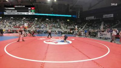 3A-120 lbs Champ. Round 1 - Brody Allen, Glenrock vs LJ Hansen, Burns/Pine Bluffs