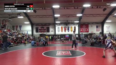 30 lbs Round 3 - Amira Estes, Fort Madison Wrestling vs Skyler Walker, Keokuk Kids Wrestling Club