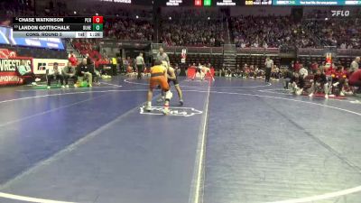 3A-120 lbs Cons. Round 5 - Landon Gottschalk, Dubuque Hempstead vs Chase Watkinson, Prairie, Cedar Rapids