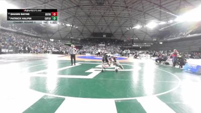 Boys 3A 144 lbs Champ. Round 3 - Shawn Bayne, Central Kitsap vs Patrick Halpin, Capital