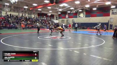 132 lbs Cons. Round 2 - Ian Ramos, Olympian vs Tyler Chan, Mt.Carmel