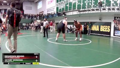 285 lbs Cons. Round 2 - Demarzhon Brooks, Hoover (North Canton) vs Victory Workman, Olmsted Falls