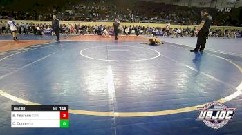 105 lbs Quarterfinal - Bowen Pearson, Scrap Yard Training vs Channing Dunn, Kingfisher YellowJackets