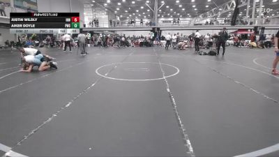 120 lbs Round 2 (10 Team) - Justin Wildly, Iron Horse White vs Aiker Doyle, Pride WC