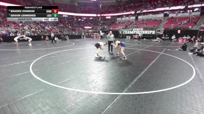 144 lbs Quarters - Roger Flege, Aquinas vs Dax Steinbach, Cornell/Gilman/Lk. Holcombe