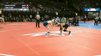 126 Class 1 lbs 3rd Place Match - Kalan Fallert, Valle Catholic vs Audy Clark, St. Mary`s South Side