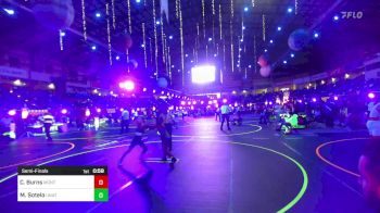 66 lbs Semifinal - Cash Burns, Montrose Wrestling Club vs Maverick Sotelo, Unattached