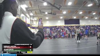 50 lbs Cons. Semi - Ryker Boyd, James Island Youth Wrestling C vs Wesley Linton, West Wateree Wrestling Club