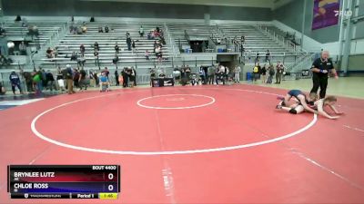 58 lbs 7th Place Match - Brynlee Lutz, AK vs Chloe Ross, RI