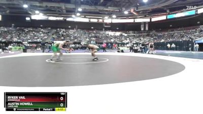 150 lbs Cons. Round 5 - Austin Howell, Lakeland vs Ryker Vail, Bonneville