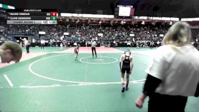 60 lbs Champ. Round 1 - Mazin Hmidan, DONA vs Clive DeWeerd, WSW1