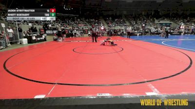 43 lbs Semifinal - Jaden Strittmatter, Young Guns vs Rhett Soetaert, Tonganoxie Wrestling Club