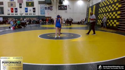 120 lbs Cons. Round 1 - Amanda Zarzuela, North Hunterdon vs Shesary Cambronero, Manville Hs