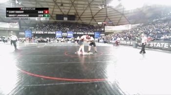 Boys 4A 285 lbs Champ. Round 1 - Cort Knight, Kamiakin vs Mikey Lawrence, Lake Stevens