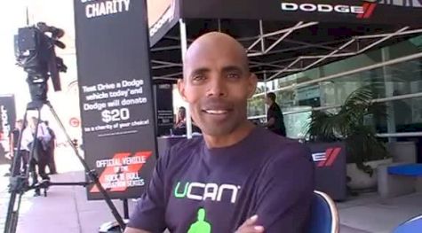 Meb Keflezighi before 2011 San Diego Rock 'n' Roll Marathon