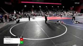 49 lbs Consolation - Valentina Martinez, Ridge WC vs Garrison Overton, Athlos WC