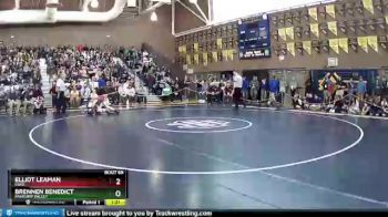 138 lbs Semifinal - Elliot Leaman, Elko vs Brennen Benedict, Pahrump Valley