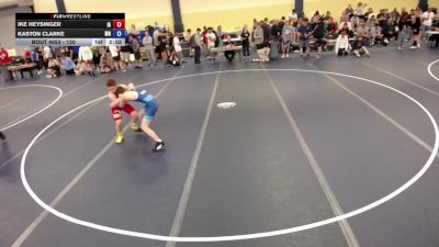 120 lbs Champ. Round 1 - Ike Heysinger, IA vs Kaston Clarke, MN