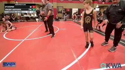 80 lbs Final - JP Cooper, Bristow Wrestling vs Vincent Gustason, Team Tulsa Wrestling Club