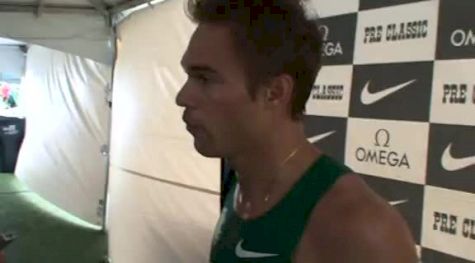 Nick Symmonds after 8th 800 1:46 at the 2011 Pre Classic