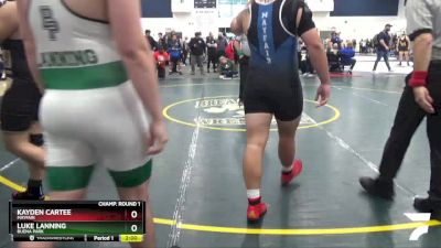 215 lbs Champ. Round 1 - Kayden Cartee, Mayfair vs Luke Lanning, Buena Park