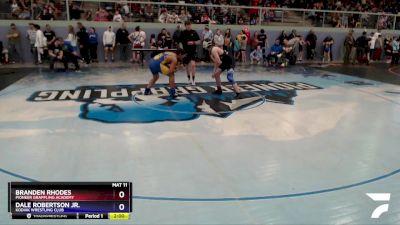 170 lbs Rr1 - Branden Rhodes, Pioneer Grappling Academy vs Dale Robertson Jr., Kodiak Wrestling Club