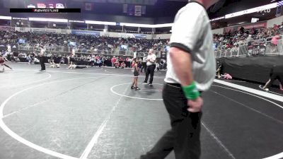 60.8-66.2 lbs Rr Rnd 1 - Amzie Anderson, Trailhands Wrestling Club vs Jocelyn Gibson, East Kansas Eagles