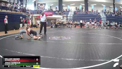 80 lbs Quarterfinals (8 Team) - William Singer, Oklahoma Stealth vs Jonas Barbour, Alabama Elite