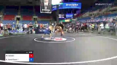 120 lbs Semifinal - Massey Odiotti, Illinois vs Kenneth Hendriksen, Tennessee