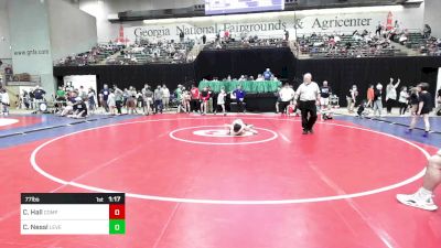 77 lbs Consi Of 8 #2 - Chanse Hall, Compound Wrestling vs Callen Nessl, Level Up Wrestling Center