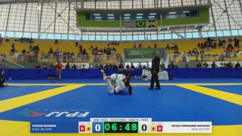 NICOLE FERNANDES RAPOUSO vs STEFANI EDUARDA 2026 FPJJ Circuito Paulista GI Etapa 3