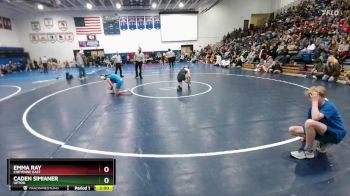 110 lbs Champ. Round 1 - Emma Ray, Cheyenne East vs Caden Simianer, Upton