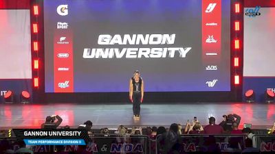 Gannon University [2025 Team Performance Division II Prelims] 2025 NCA & NDA College Nationals