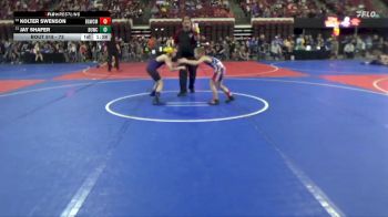 73 lbs Champ. Round 2 - Jay Shafer, Laurel Matburners vs Kolter Swenson, Big Game Wrestling Club MT