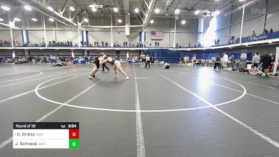 285 lbs Round Of 32 - Grady Griess, Naval Academy vs Joey Schneck, Unattached-University Of Maryland
