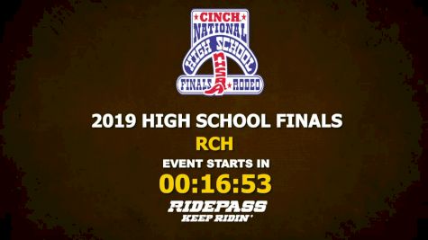 Full Replay - National High School Rodeo Association Finals: RidePass PRO - RCH - Jul 15, 2019 at 7:42 PM CDT