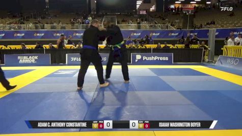Isaiah Washington Boyer vs Adam C. Anthony Constantine 2026 Pan Jiu Jitsu IBJJF Championship