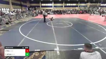 138 lbs Round Of 64 - Isaiah Pelc, Uswa vs Trevor Wilcox, Gold Rush Wr Ac