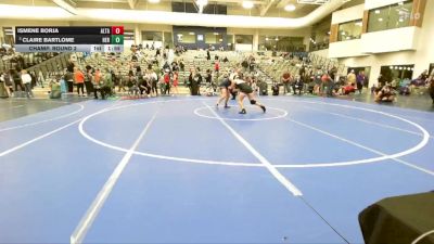 170 lbs Champ. Round 2 - Claire Bartlome, Herriman vs Ismene Borja, Alta