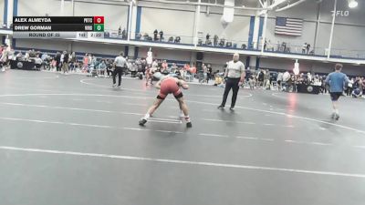 141 lbs Round Of 32 - Alex Almeyda, PRTC vs Drew Gorman, Virginia Tech - Unattached
