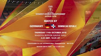GER vs DOM | 2018 FIVB Womens World Championships