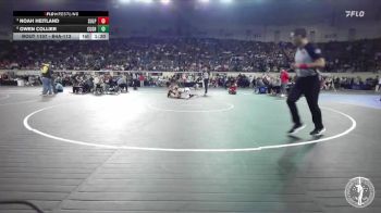 B4A-113 lbs Quarterfinal - Noah Heitland, Sulphur vs Owen Collier, Cushing